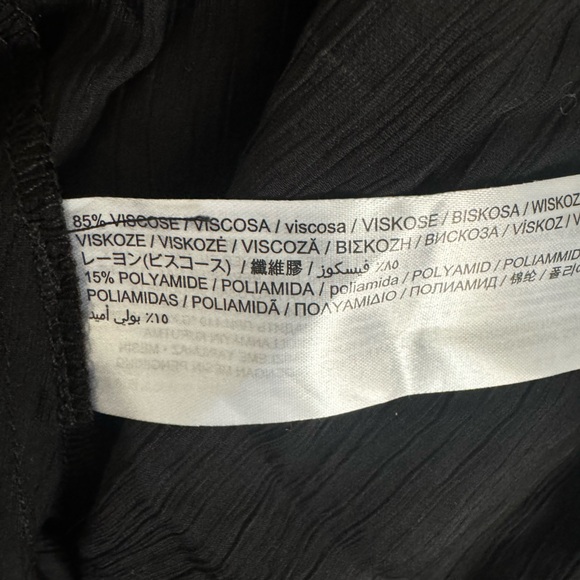 Mango side slit dress in black size L - Picture 10 of 10